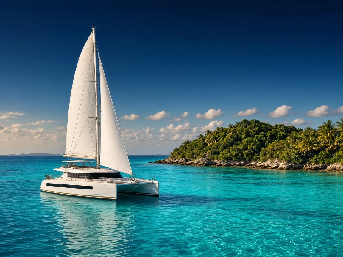 Private catamaran